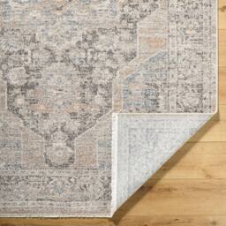 Livabliss Galey Alix Maria Elena III-Vintage Brown Blue Traditional Fringe Living Rug - Size: 160 cm x 215 cm - thumbnail 4