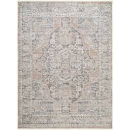 Livabliss Galey Alix Maria Elena III-Vintage Brown Blue Traditional Fringe Living Rug - Size: 160 cm x 215 cm - thumbnail 2