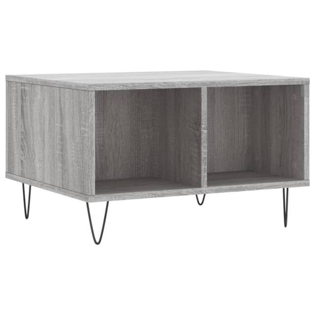 Berkfield Home Coffee Table Grey Sonoma 60x50x36.5 cm Engineered Wood - image 1