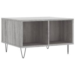 Berkfield Home Coffee Table Grey Sonoma 60x50x36.5 cm Engineered Wood