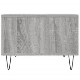 Berkfield Home Coffee Table Grey Sonoma 60x50x36.5 cm Engineered Wood - thumbnail 5