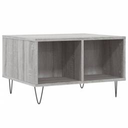 Berkfield Home Coffee Table Grey Sonoma 60x50x36.5 cm Engineered Wood - thumbnail 6