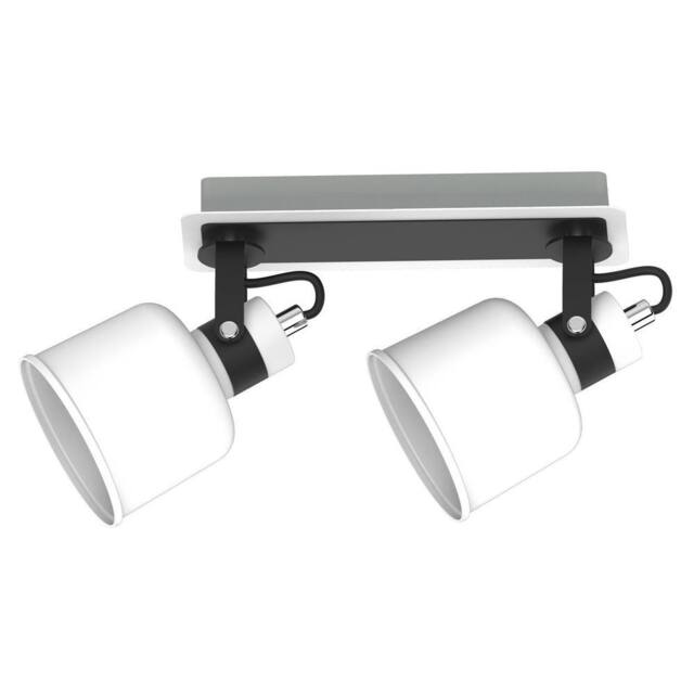 Netlighting Pako Twin Ceiling Spotlight White 28cm 2x E14