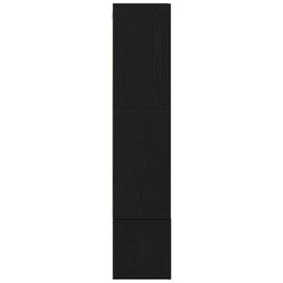 Berkfield Home 4 Piece TV Cabinet Set Wall-mounted Black Oak Engineered Wood - thumbnail 6