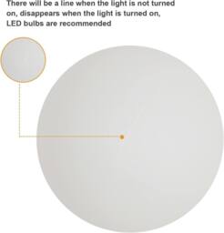 Goeco Vintage Wall Light 20cm Spherical Lampshade in Rotational Gold E27 - thumbnail 7