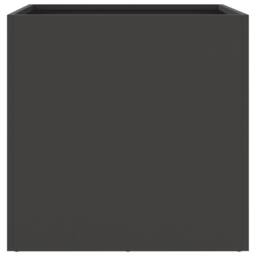 Berkfield Home Planters 2 pcs Black 49x47x46 cm Steel - Size: 49 x 47 x 46 cm - thumbnail 6