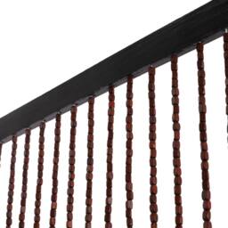 VOGREX 31 Line Natural Wood Beaded Curtain 90x208CM Bedroom - Size: 90x208 cm - thumbnail 4