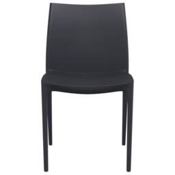 Berkfield Home Beautiful Garden Chairs 2 pcs Anthracite 50x46x80 cm Polypropylene in Charcoal - Size: 50 x 46 x 80 cm - thumbnail 4