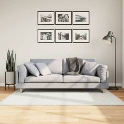 Berkfield Home Rug OVIEDO Short Pile Cream 120x120 cm - Size: Medium - thumbnail 2