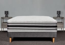 Sloomy Cashmere 2000 Memory Pocket Hybrid Mattress in White - Size: Double - thumbnail 4