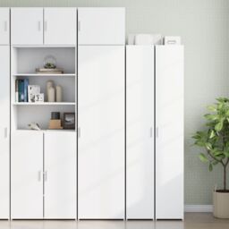 Berkfield Home Wall Cabinet White 50x42.5x40 cm Engineered Wood - thumbnail 3