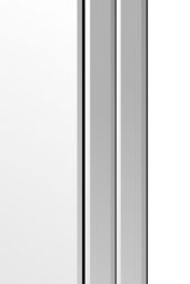 MirrorOutlet Luxford All Glass Bevelled Dress Mirror 120 x 40 CM in Silver - Size: 1 Pack - thumbnail 4