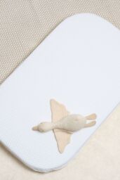 The Tiny Bed Company Coir & 100% Wool Crib Mattress to fit Maxi-Cosi Iora - 80 x 50cm in White - thumbnail 1