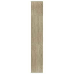 Berkfield Home Classic 3 Piece Book/TV Cabinet Set Sonoma Oak 180x30x180 cm in Light Oak - Size: 180 x 30 x 180 cm - thumbnail 5