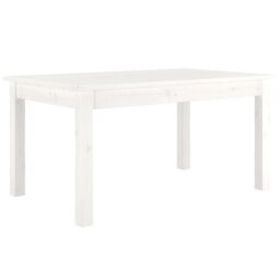 Berkfield Home Coffee Table White 80x50x40 cm Solid Wood Pine - Size: 80 x 50 x 40 cm - thumbnail 2