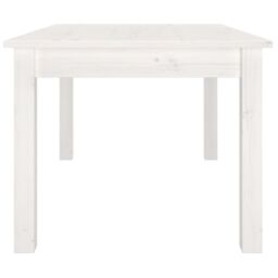 Berkfield Home Coffee Table White 80x50x40 cm Solid Wood Pine - Size: 80 x 50 x 40 cm - thumbnail 4