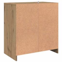 Berkfield Home Sideboard Artisan Oak 70x41x75 cm Engineered Wood in Brown - Size: 70 x 41 x 75 cm - thumbnail 7