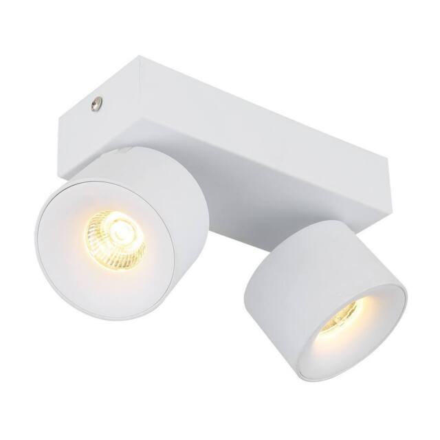 Netlighting Rae Twin Ceiling Spotlight White Matt 2x LED 3000K - image 1