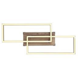 Netlighting Colli Semi Ceiling Light Black 2 Rotatable Rectangles LED - thumbnail 4