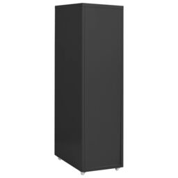 Berkfield Home Mobile File Cabinet Anthracite 28x41x109 cm Metal in Black - Size: 28 x 41 x 109 cm - thumbnail 4