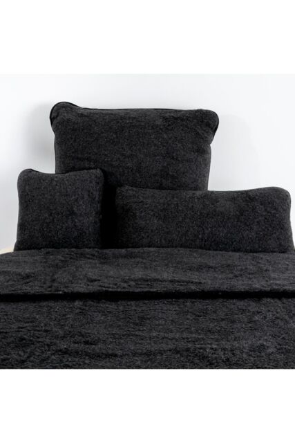 Native Natural Merino Wool Quilt - Black - Size: 130 cm x 200 cm - image 1
