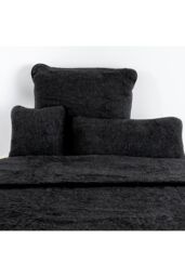 Native Natural Merino Wool Quilt - Black - Size: 130 cm x 200 cm