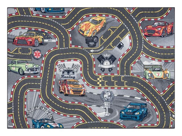 RugsX Rebel Roads Rug in Grey - Size: 140 cm x 200 cm - image 1