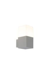 CGC Lighting 'Amara' Dark Grey & White Cube Outdoor Wall Light - thumbnail 3