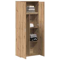 Berkfield Home Highboard Artisan Oak 70x35x180 cm Engineered Wood in Brown - Size: 70 x 35 x 180 cm - thumbnail 3