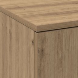 Berkfield Home Highboard Artisan Oak 70x35x180 cm Engineered Wood in Brown - Size: 70 x 35 x 180 cm - thumbnail 9