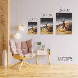 "Artery8 Francisco Goya Witches Sabbath Canvas Wall Art Print - Size: W18"" x H24""" - thumbnail 4