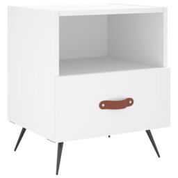 Berkfield Home Bedside Cabinets 2 pcs White 40x35x47.5 cm Engineered Wood - thumbnail 5