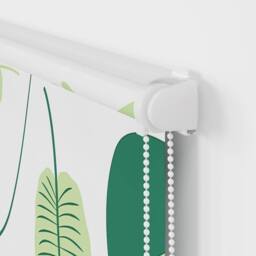 Berkfield Home Shower Roller Blind with Cassette 140x240 cm Fabric Width 136 cm in Green - thumbnail 8