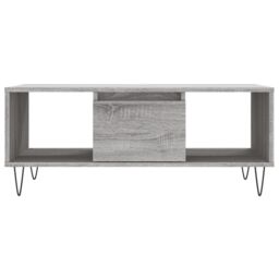 Berkfield Home Coffee Table Grey Sonoma 90x50x36.5 cm Engineered Wood - thumbnail 5