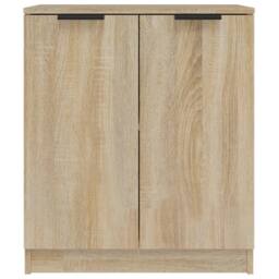Berkfield Home Sideboard Sonoma Oak 60x30x70 cm Engineered Wood in Light Tan - Size: 60 x 30 x 70 cm - thumbnail 1