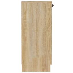 Berkfield Home Sideboard Sonoma Oak 60x30x70 cm Engineered Wood in Light Tan - Size: 60 x 30 x 70 cm - thumbnail 4