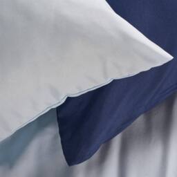 OHS 2 Pack Soft Microfibre Wrinkle Resistant Housewife Pillowcases in Light Blue - Size: Standard Pillow Case - thumbnail 2