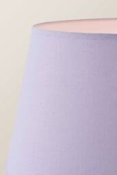 ValueLights Morrigan Painted Cream Tripod Floor Lamp with Scalloped Shade & Bulb in Lilac - thumbnail 4
