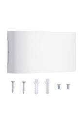Living and Home 6W Warm LED Up and Down Wall Light for Indoor & Outdoor in White - thumbnail 7