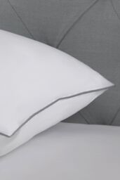 BHS Bamboo Pillow in White - thumbnail 3