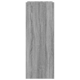Berkfield Home Shoe Cabinet Grey Sonoma 74.5x37.5x100 cm Engineered Wood - thumbnail 5