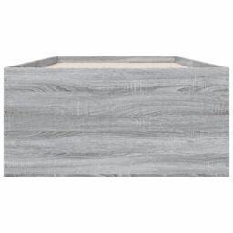Berkfield Home Bed Frame without Mattress Grey Sonoma 90x190 cm Single - thumbnail 4