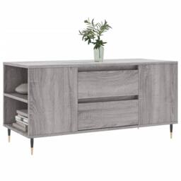 Berkfield Home Coffee Table Grey Sonoma 102x44.5x50 cm Engineered Wood - thumbnail 3