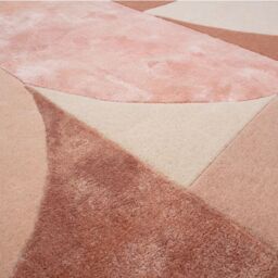 The Rug Shop UK Orange Handmade Geometric Abstract Luxurious Easy To Clean Rug - Size: 200 cm x 300 cm - thumbnail 2