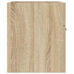 Berkfield Home Bathroom Sink Cabinet Sonoma Oak 41x38.5x46 cm Engineered Wood in Brown - thumbnail 5