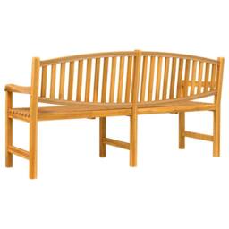 Berkfield Home Garden Bench 179.5x60x90 cm Solid Teak Wood in Brown - thumbnail 5