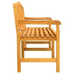 Berkfield Home Garden Bench 179.5x60x90 cm Solid Teak Wood in Brown - thumbnail 4
