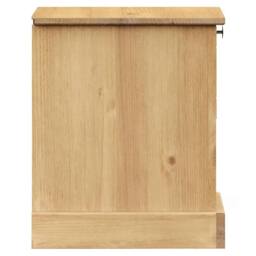 Berkfield Home Bedside Cabinet VIGO 42x35x40 cm Solid Wood Pine in Brown - Size: 42 x 35 x 40 cm - thumbnail 6