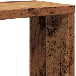 Berkfield Home Wall Cube Shelves 6 pcs Old Wood 60x15x23 cm Engineered Wood in Brown - Size: 60 x 15 x 23 cm - thumbnail 8