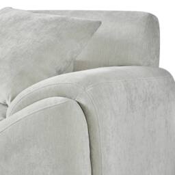 Furnishings For Less UK Monza L Shaped Chenille Fabric Beige 4 Seater Corner Sofa Left Hand - thumbnail 4